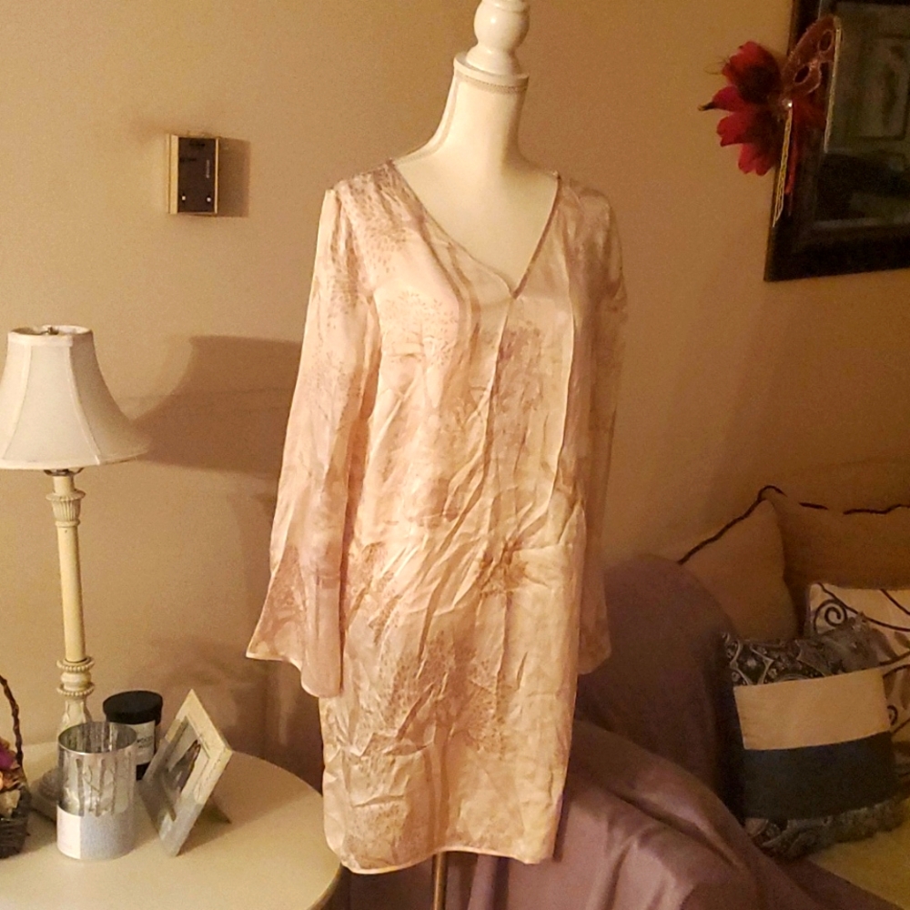 Little moon silk dress NWOT